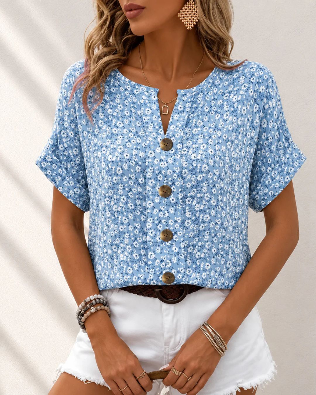 Elyon London | Chic Floral Blouse for Summer
