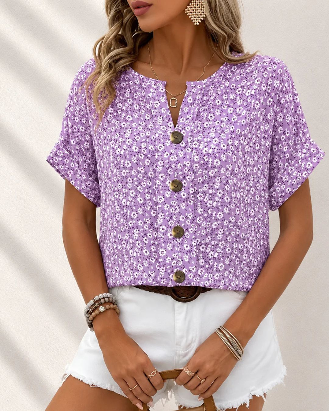 Elyon London | Chic Floral Blouse for Summer