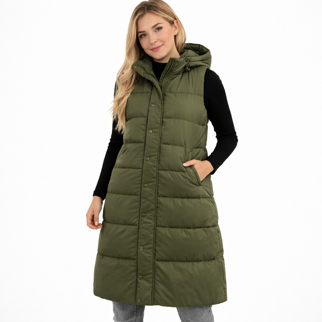 Padded Hooded Vest