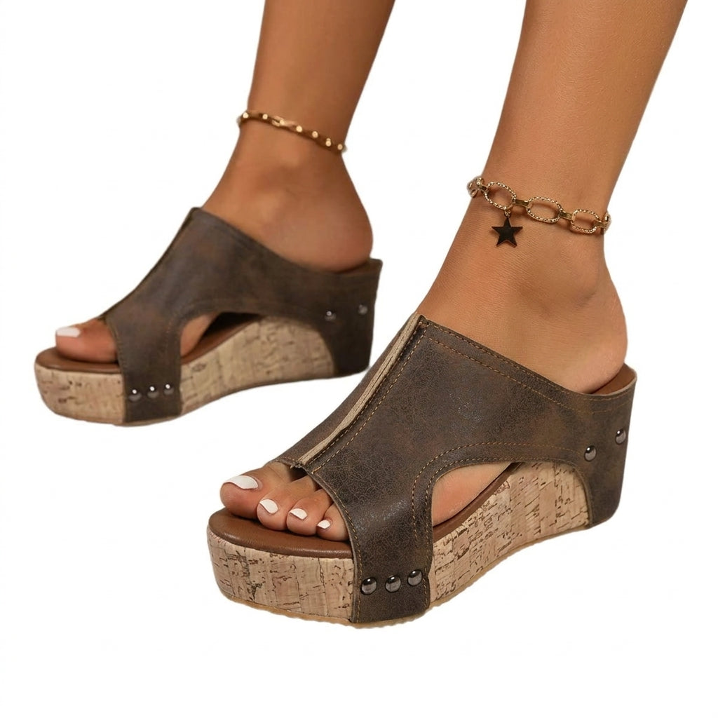 Anna | Orthopedic Support Wedge Sandals
