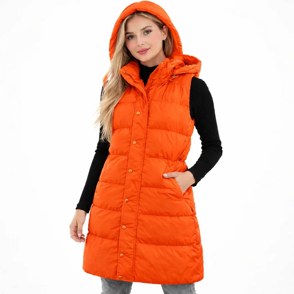 Padded Hooded Vest