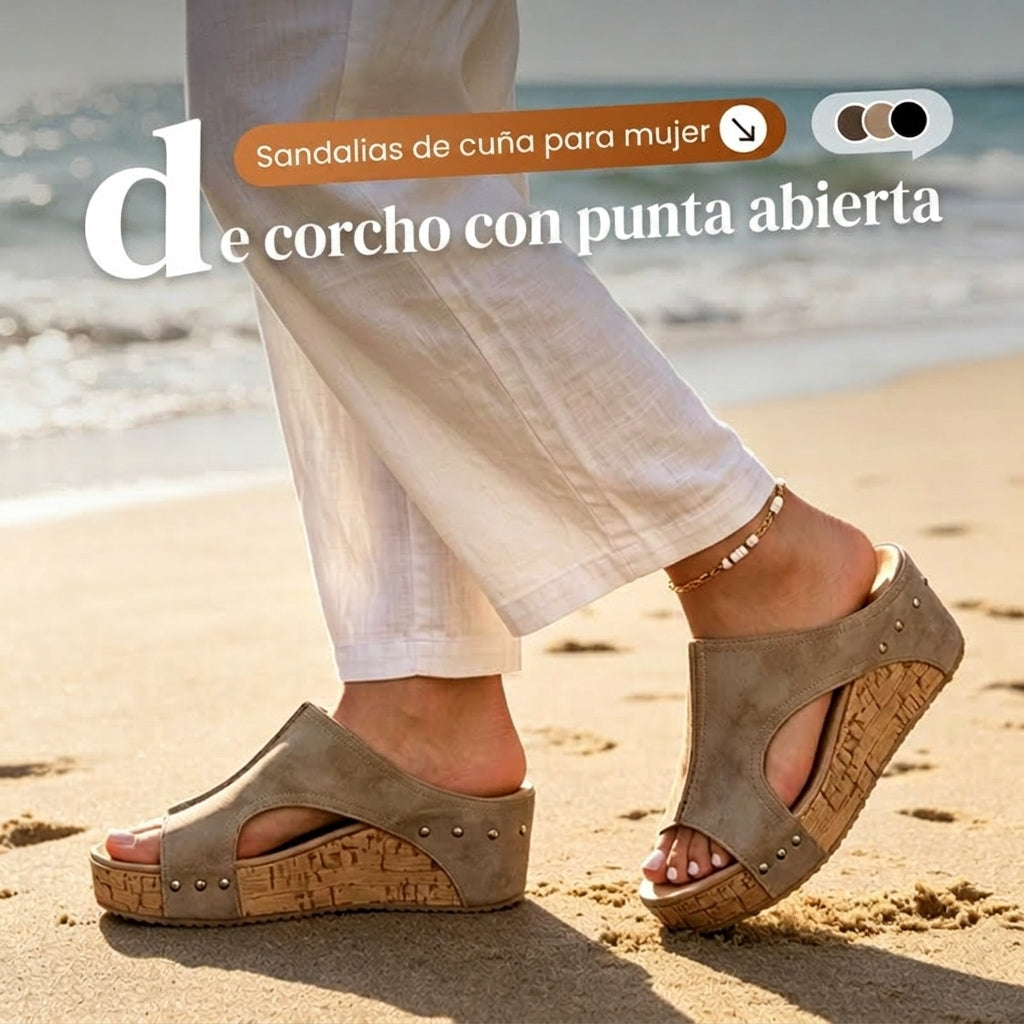 Anna | Orthopedic Support Wedge Sandals