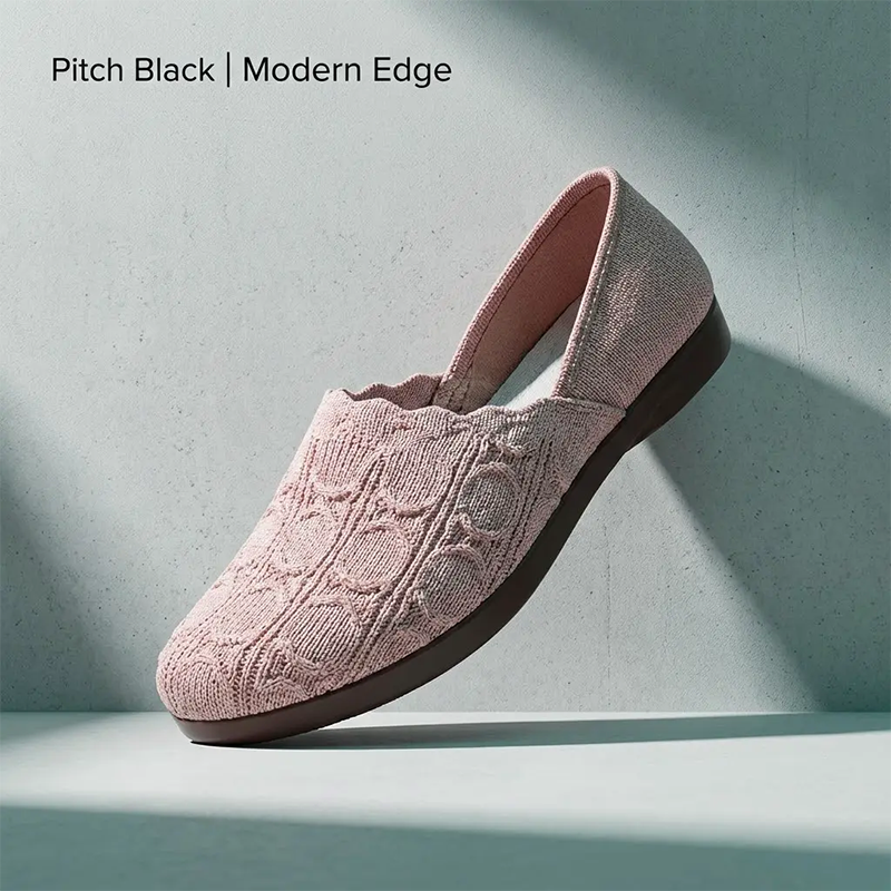 LOLA |👟Women's Casual Breathable Knit Shoes✨ Breathable knit fabric keeps feet cool and comfortable; flexible PVC sole, ideal for long walks🚶