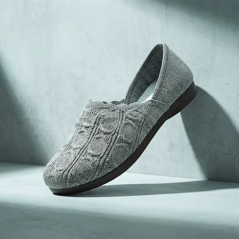 LOLA |👟Women's Casual Breathable Knit Shoes✨ Breathable knit fabric keeps feet cool and comfortable; flexible PVC sole, ideal for long walks🚶