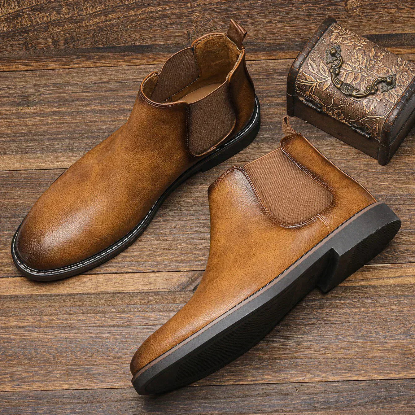LUCIEN | Tall leather boots